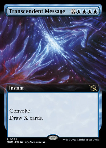 Transcendent Message (Extended Art) [March of the Machine] - The Mythic Store | 24h Order Processing