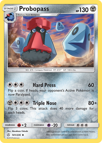 Probopass (141/236) [Sun & Moon: Cosmic Eclipse] - The Mythic Store | 24h Order Processing