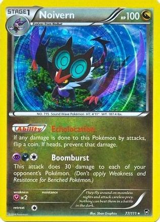 Noivern (77/111) (Cosmos Holo) (Blister Exclusive) [XY: Furious Fists] - The Mythic Store | 24h Order Processing