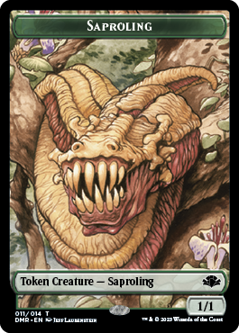 Zombie // Saproling Double-Sided Token [Dominaria Remastered Tokens] - The Mythic Store | 24h Order Processing