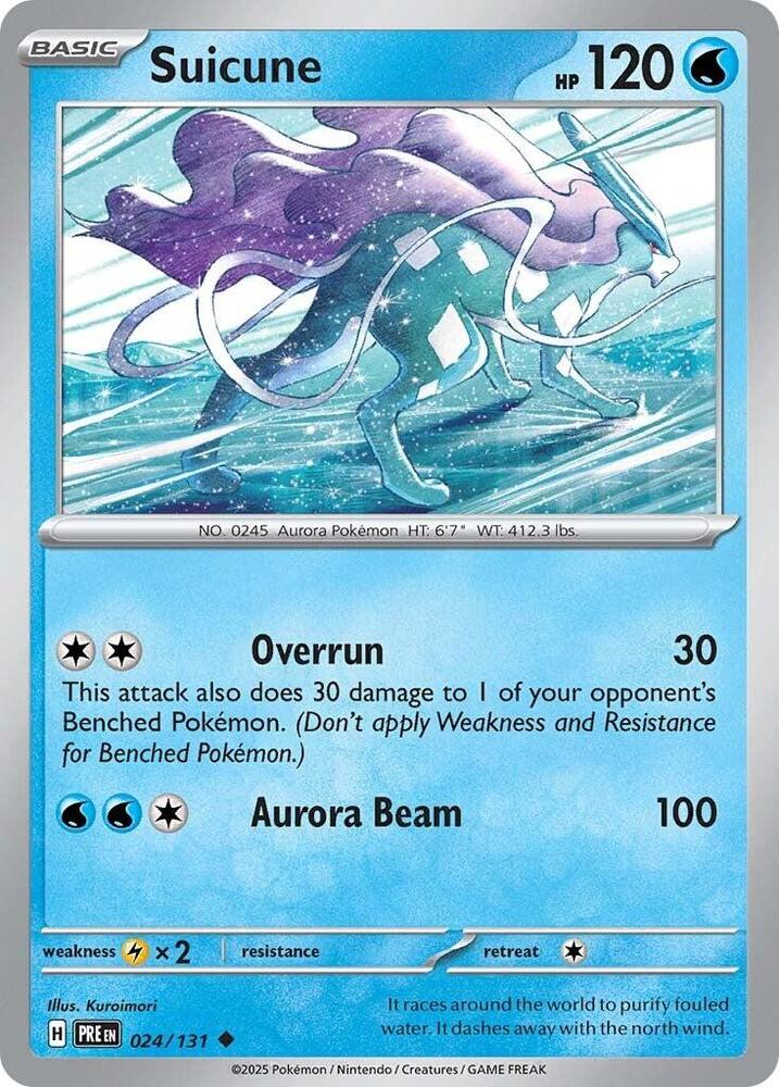 Suicune (024/131) [Scarlet & Violet: Prismatic Evolutions] - The Mythic Store | 24h Order Processing