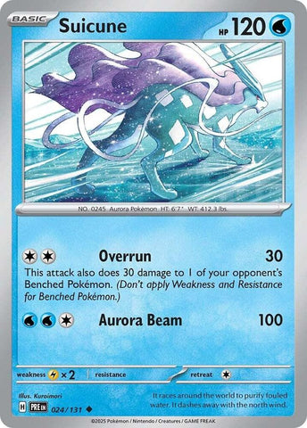 Suicune (024/131) [Scarlet & Violet: Prismatic Evolutions] - The Mythic Store | 24h Order Processing