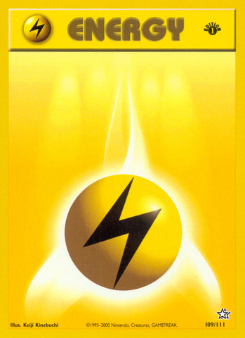 Lightning Energy (109/111) [Neo Genesis 1st Edition] - The Mythic Store | 24h Order Processing