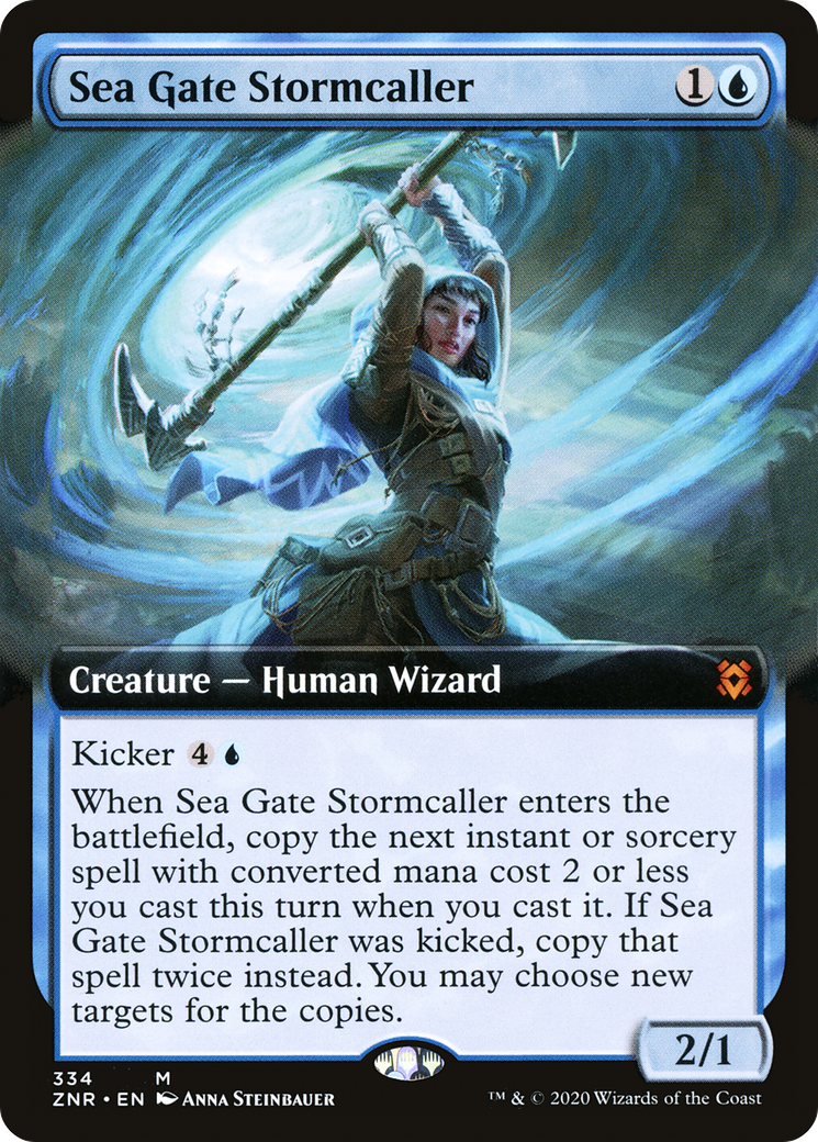 Sea Gate Stormcaller (Extended Art) [Zendikar Rising] - The Mythic Store | 24h Order Processing