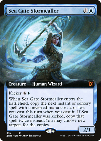 Sea Gate Stormcaller (Extended Art) [Zendikar Rising] - The Mythic Store | 24h Order Processing