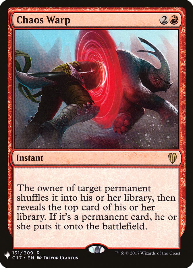 Chaos Warp (C17) [The List] - The Mythic Store | 24h Order Processing
