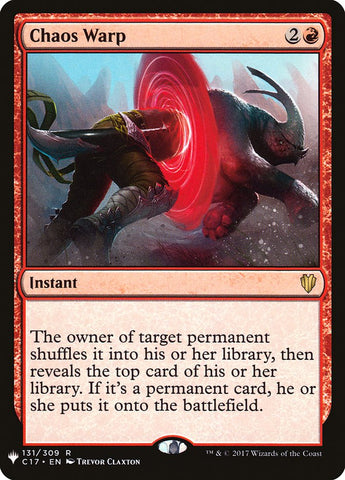 Chaos Warp (C17) [The List] - The Mythic Store | 24h Order Processing