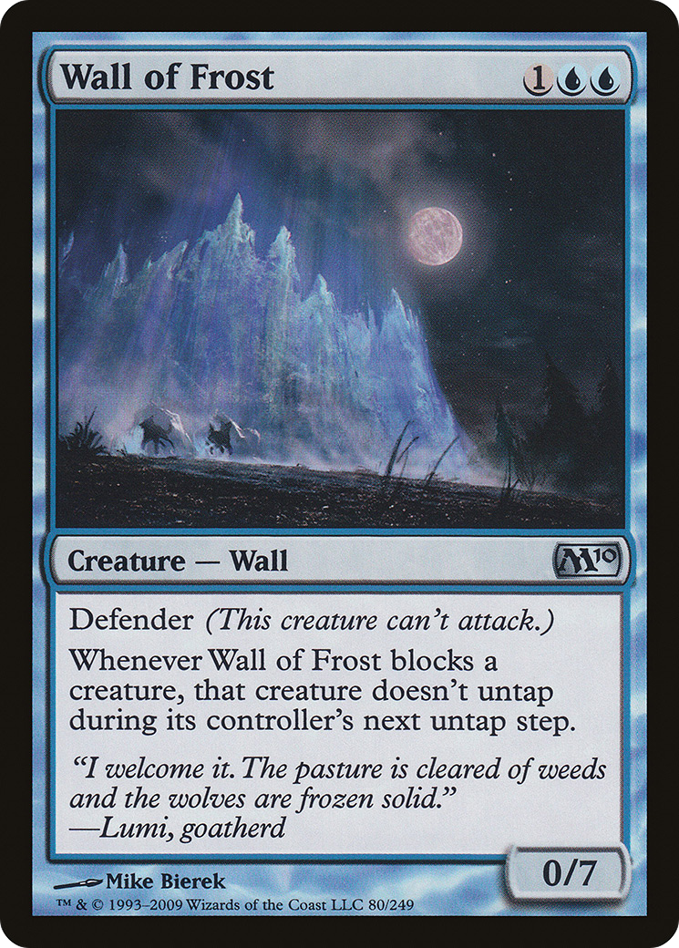 Wall of Frost [Magic 2010] - The Mythic Store | 24h Order Processing