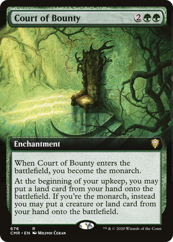 Court of Bounty (Extended Art) [Commander Legends] - The Mythic Store | 24h Order Processing