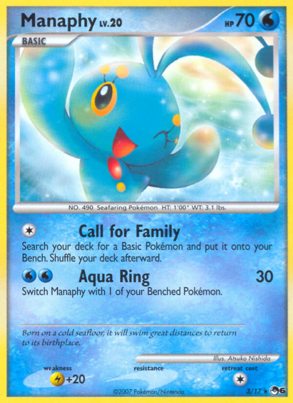 Manaphy (3/17) [POP Series 6] - The Mythic Store | 24h Order Processing