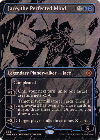 Jace, the Perfected Mind (Oil Slick Raised Foil) [Phyrexia: All Will Be One] - The Mythic Store | 24h Order Processing