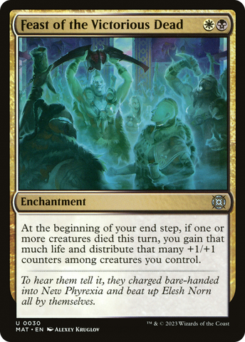 Feast of the Victorious Dead [March of the Machine: The Aftermath] - The Mythic Store | 24h Order Processing
