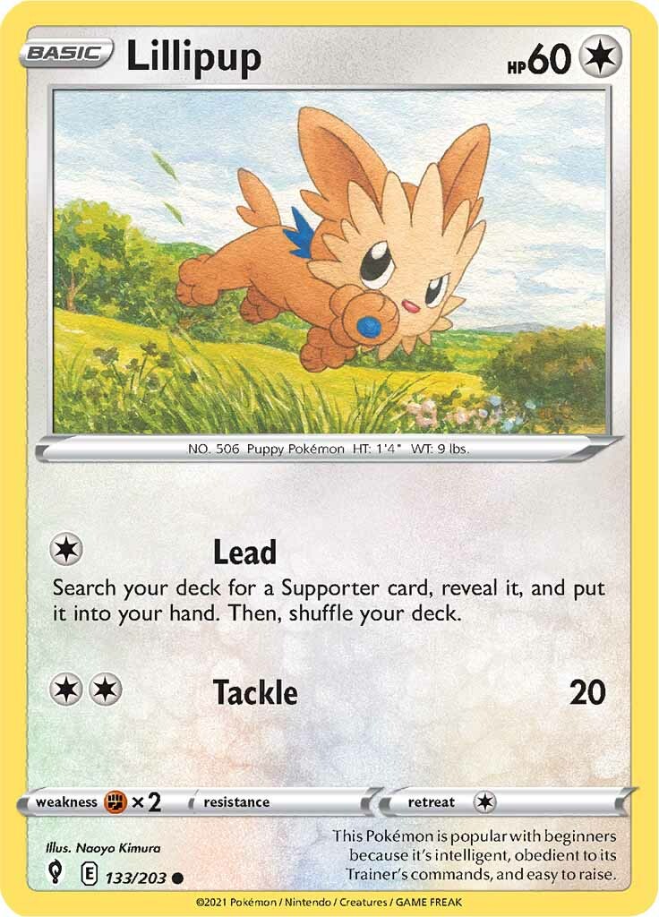 Lillipup (133/203) [Sword & Shield: Evolving Skies] - The Mythic Store | 24h Order Processing