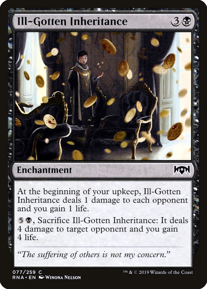Ill-Gotten Inheritance [Ravnica Allegiance] - The Mythic Store | 24h Order Processing