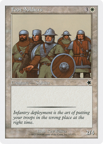 Foot Soldiers [Starter 1999] - The Mythic Store | 24h Order Processing