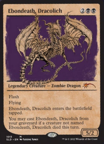 Ebondeath, Dracolich (Showcase) [Secret Lair Drop Series] - The Mythic Store | 24h Order Processing