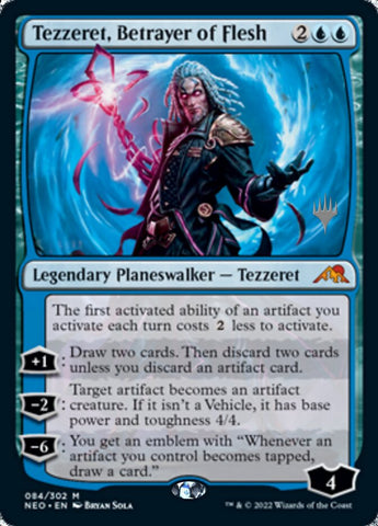 Tezzeret, Betrayer of Flesh (Promo Pack) [Kamigawa: Neon Dynasty Promos] - The Mythic Store | 24h Order Processing
