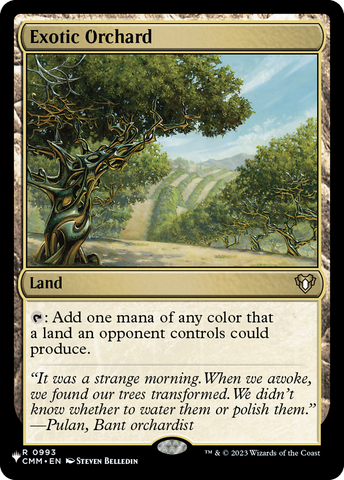 Exotic Orchard (CMM) [The List] - The Mythic Store | 24h Order Processing