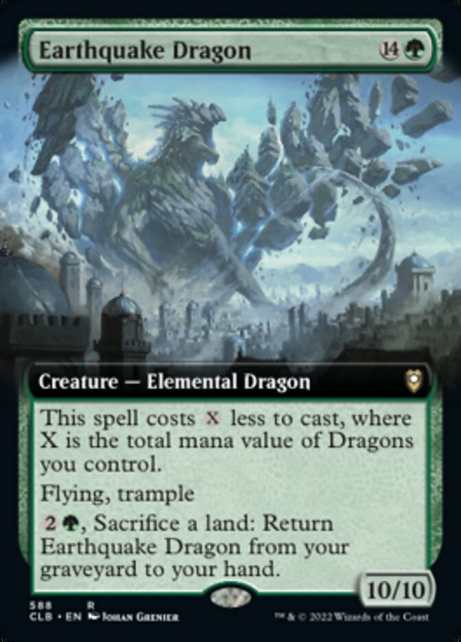 Earthquake Dragon (Extended Art) [Commander Legends: Battle for Baldur's Gate] - The Mythic Store | 24h Order Processing