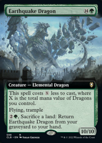 Earthquake Dragon (Extended Art) [Commander Legends: Battle for Baldur's Gate] - The Mythic Store | 24h Order Processing