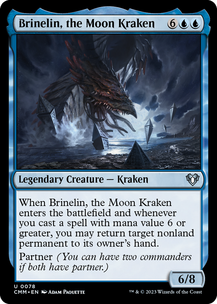 Brinelin, the Moon Kraken [Commander Masters] - The Mythic Store | 24h Order Processing