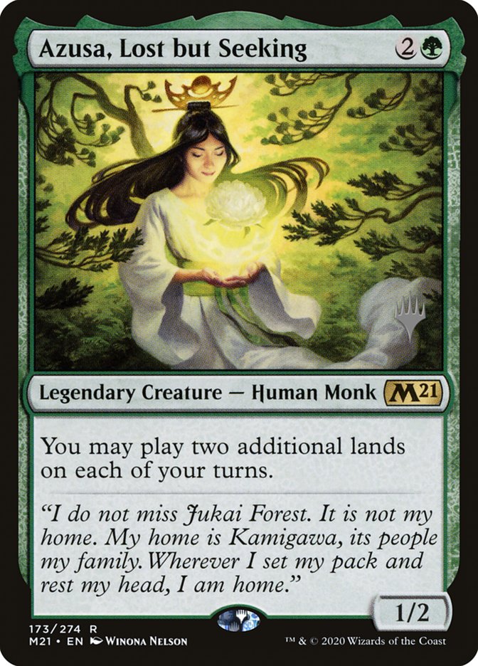 Azusa, Lost but Seeking (Promo Pack) [Core Set 2021 Promos] - The Mythic Store | 24h Order Processing