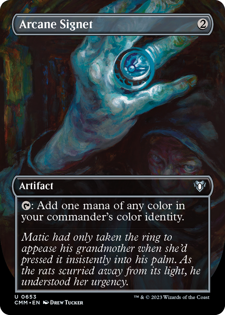 Arcane Signet (Borderless Alternate Art) [Commander Masters] - The Mythic Store | 24h Order Processing