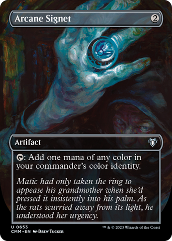 Arcane Signet (Borderless Alternate Art) [Commander Masters] - The Mythic Store | 24h Order Processing