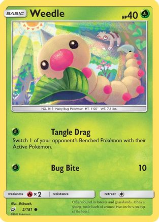 Weedle (2/181) [Sun & Moon: Team Up] - The Mythic Store | 24h Order Processing