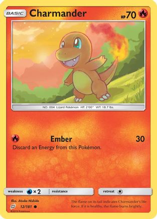 Charmander (12/181) [Sun & Moon: Team Up] - The Mythic Store | 24h Order Processing