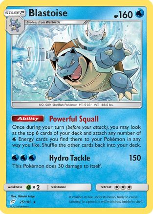 Blastoise (25/181) [Sun & Moon: Team Up] - The Mythic Store | 24h Order Processing