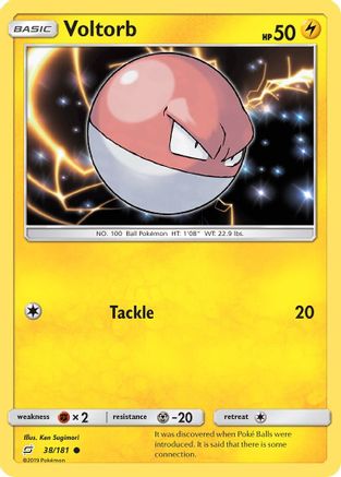 Voltorb (38/181) [Sun & Moon: Team Up] - The Mythic Store | 24h Order Processing