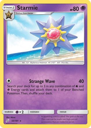 Starmie (65/181) [Sun & Moon: Team Up] - The Mythic Store | 24h Order Processing