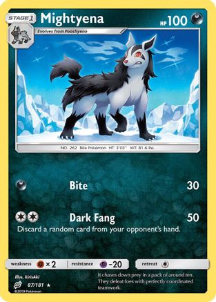 Mightyena (87/181) [Sun & Moon: Team Up] - The Mythic Store | 24h Order Processing