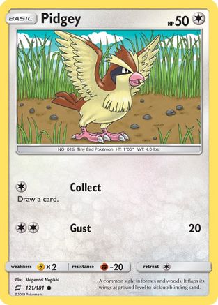 Pidgey (121/181) [Sun & Moon: Team Up] - The Mythic Store | 24h Order Processing