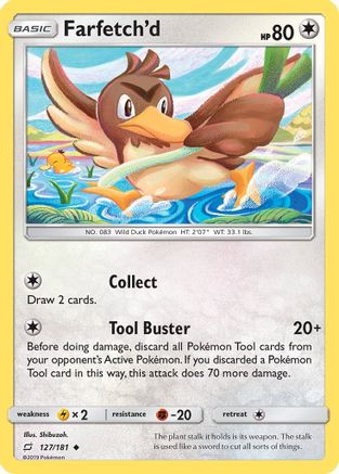 Farfetch'd (127/181) [Sun & Moon: Team Up] - The Mythic Store | 24h Order Processing