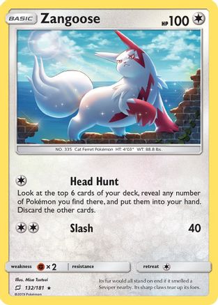 Zangoose (132/181) [Sun & Moon: Team Up] - The Mythic Store | 24h Order Processing