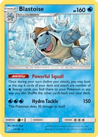 Blastoise (25/181) (Theme Deck Exclusive) [Sun & Moon: Team Up] - The Mythic Store | 24h Order Processing
