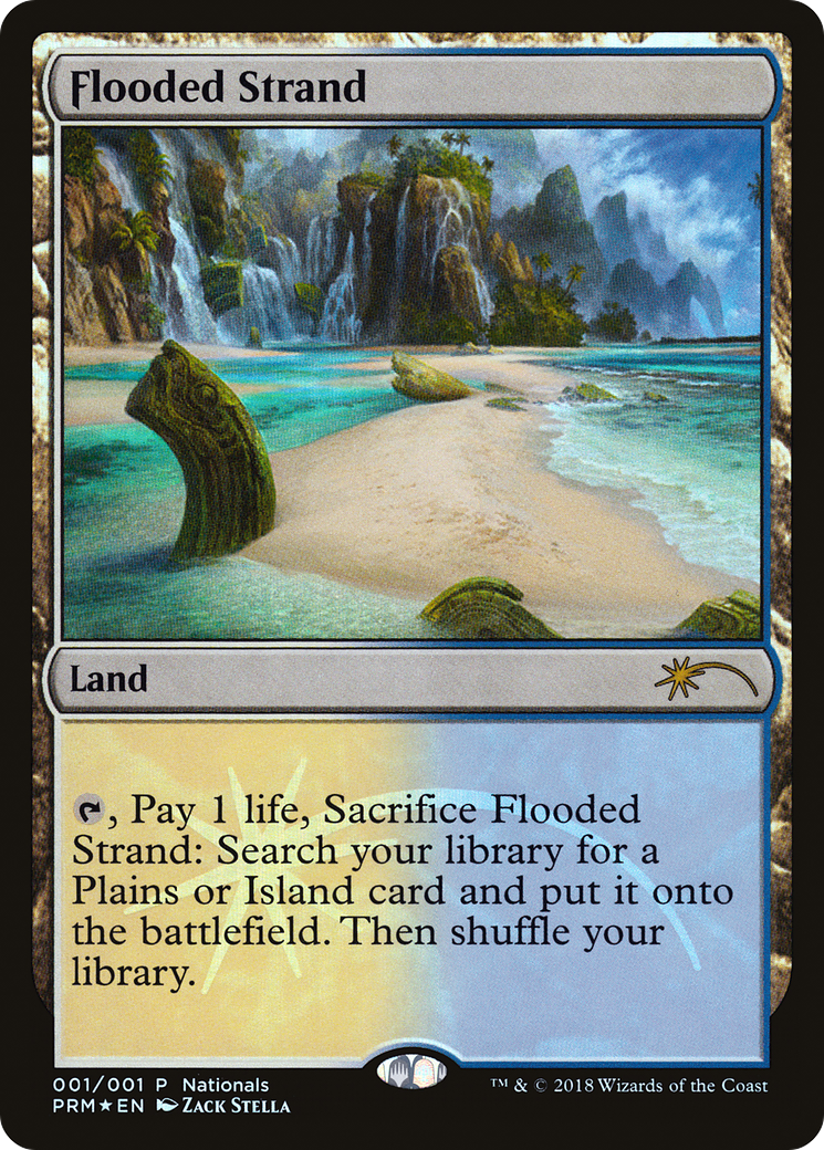 Flooded Strand (Nationals) [Nationals Promos] - The Mythic Store | 24h Order Processing
