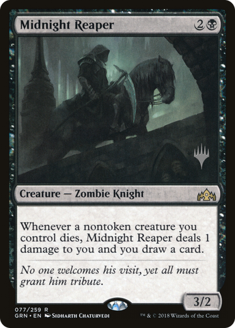 Midnight Reaper (Promo Pack) [Guilds of Ravnica Promos] - The Mythic Store | 24h Order Processing