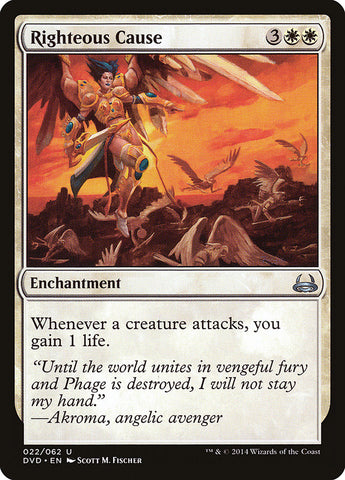 Righteous Cause (Divine vs. Demonic) [Duel Decks Anthology] - The Mythic Store | 24h Order Processing