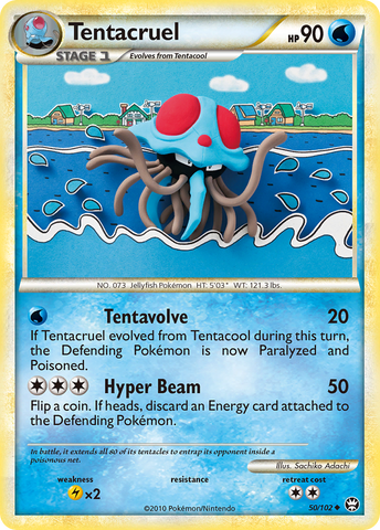 Tentacruel (50/102) [HeartGold & SoulSilver: Triumphant] - The Mythic Store | 24h Order Processing