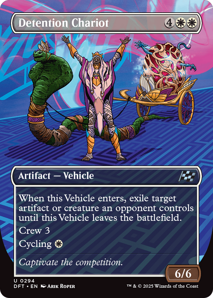 Detention Chariot (Borderless) [Aetherdrift] - The Mythic Store | 24h Order Processing