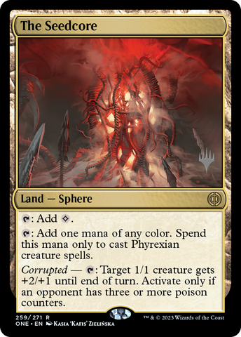 The Seedcore (Promo Pack) [Phyrexia: All Will Be One Promos] - The Mythic Store | 24h Order Processing