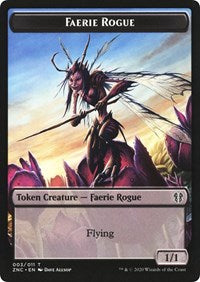 Faerie Rogue // Goblin Rogue Double-Sided Token [Zendikar Rising Commander Tokens] - The Mythic Store | 24h Order Processing