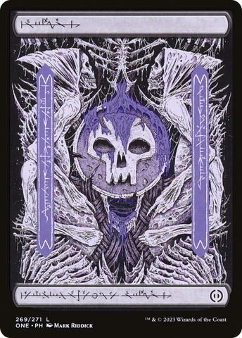 Swamp (269) (Phyrexian) [Phyrexia: All Will Be One] - The Mythic Store | 24h Order Processing