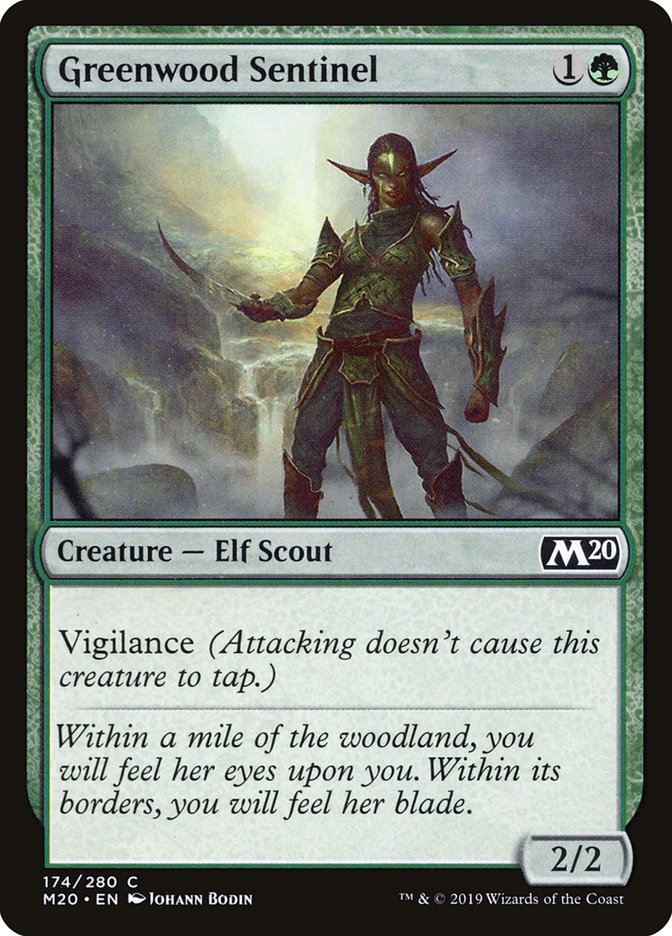 Greenwood Sentinel [Core Set 2020] - The Mythic Store | 24h Order Processing