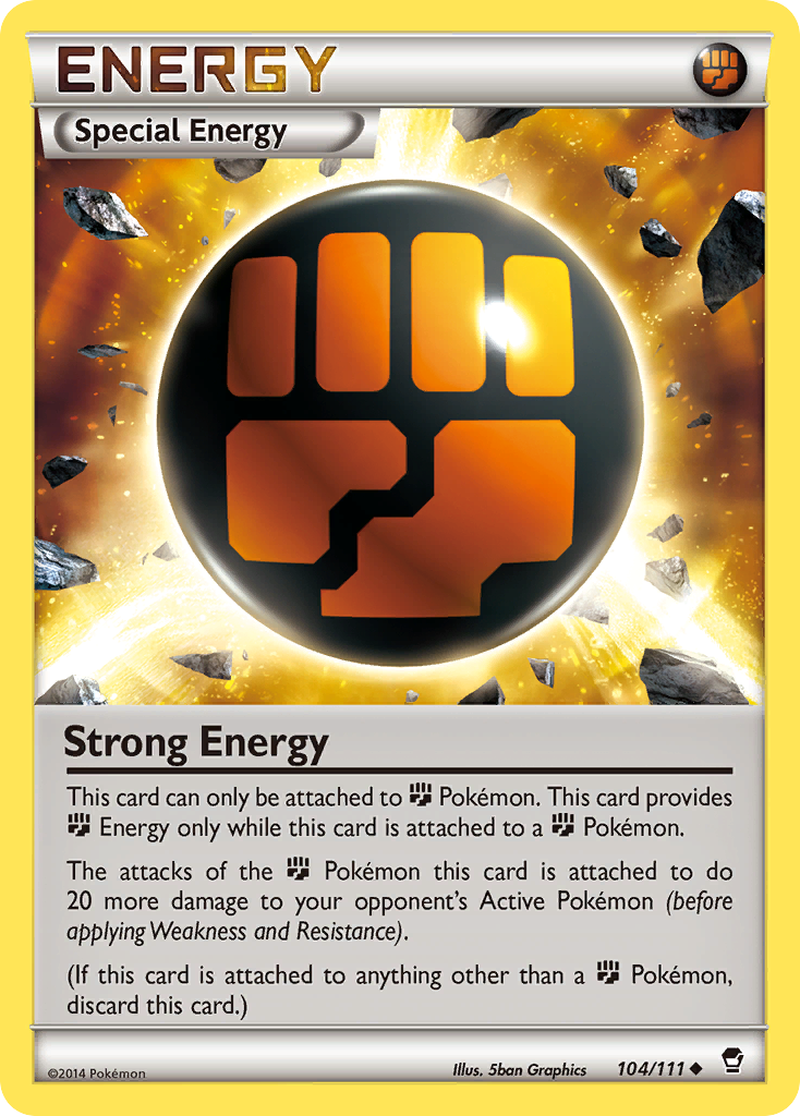 Strong Energy (104/111) [XY: Furious Fists] - The Mythic Store | 24h Order Processing