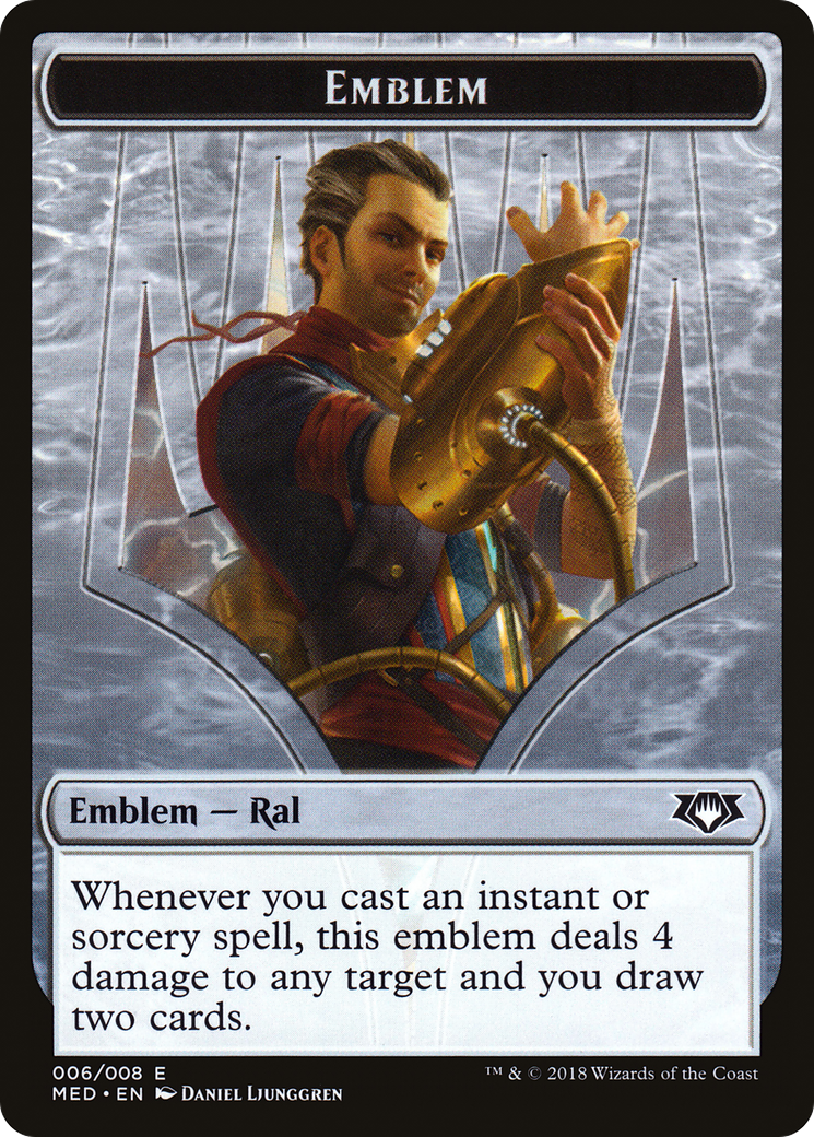 Ral, Izzet Viceroy Emblem [Mythic Edition Tokens] - The Mythic Store | 24h Order Processing