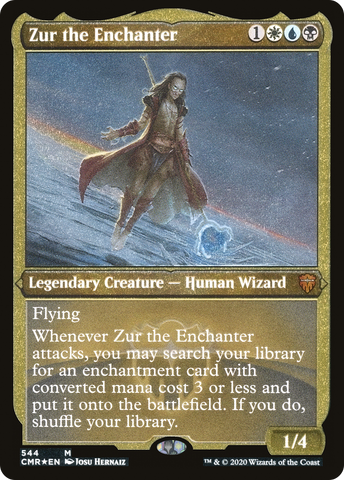 Zur the Enchanter (Etched) [Commander Legends] - The Mythic Store | 24h Order Processing